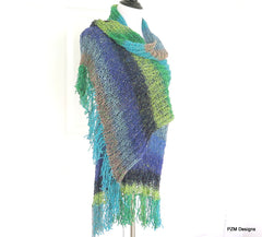silk fringed shawl