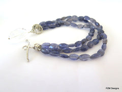 Blue Iolite Bracelet - PZM Designs 