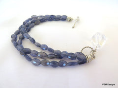 Blue Iolite Bracelet - PZM Designs 