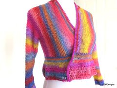 Noro Hand Knit Cropped Jacket