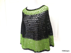 Plus Size Crochet Poncho